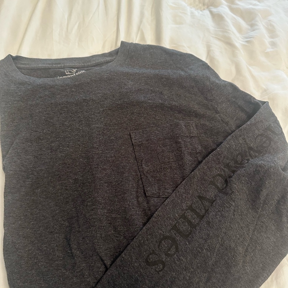 Vineyard Vines Charcoal Short Sleeve Tee